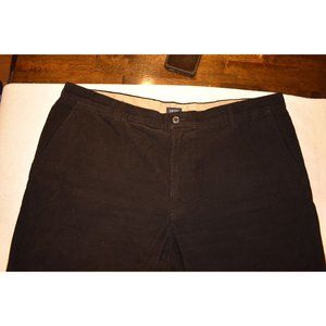 Izod Men's Corduroy Pants Black Size 44/32